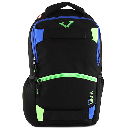 Sportovní batoh Target modro-zelený zip