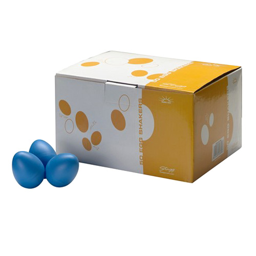 Shaker vajíčka Stagg, Stagg EGG-50 BLM, 50ks vajíček, modré