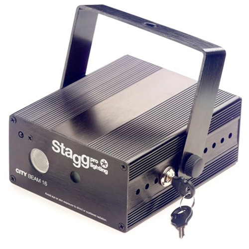 Laser Stagg, Stagg Laser CITY 140mW Twinkle LED, černý