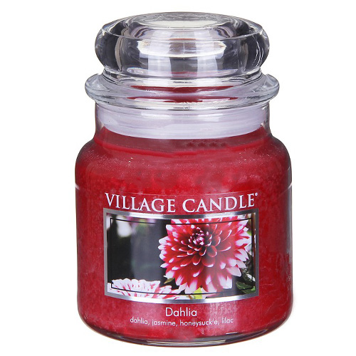 Svíčka ve skleněné dóze Village Candle, Dahlia, 454 g