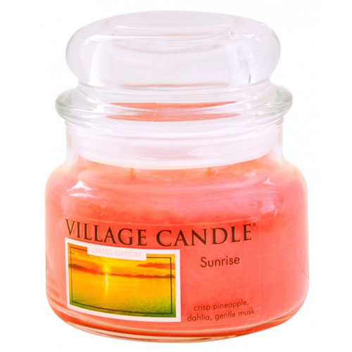 Svíčka ve skleněné dóze Village Candle, Východ slunce, 312 g