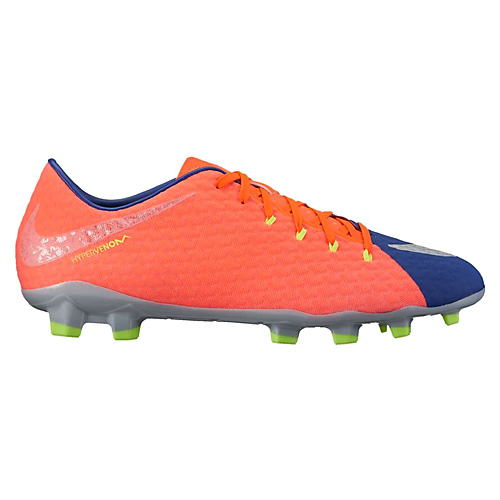 HYPERVENOM PHELON III FG, 20 | FOOTBALL/SOCCER | MENS | LOW TOP | DEEP ROYAL BLUE/CHROME-TOTAL C | 6