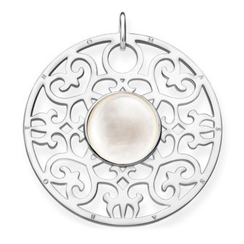 Přívěsek "Bílý ornament" Thomas Sabo, PE763-029-14, Sterling Silver, 925 Sterling silver, mother-of-pearl
