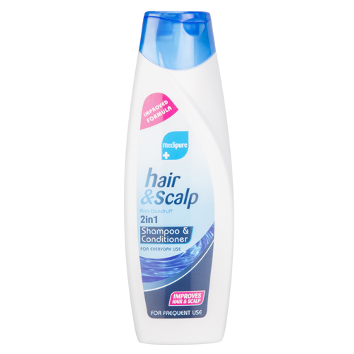 Šampon a kondicionér 2v1 XPel, Medipure Hair & Scalp, 400 ml
