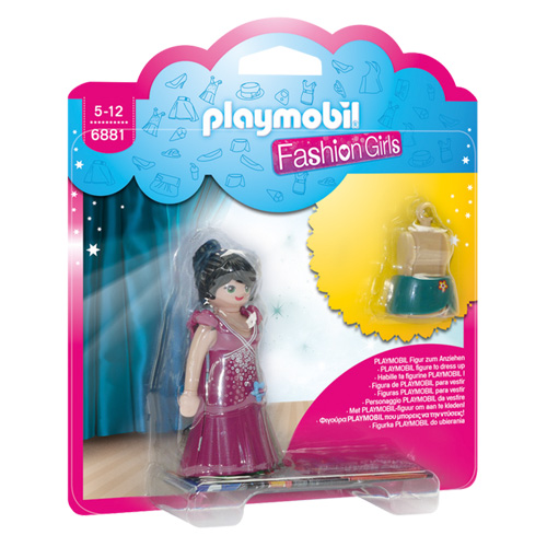 Dívka v šatech na párty Playmobil, Módní přehlídka, 8 dílků