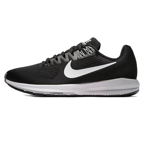 W NIKE AIR ZOOM STRUCTURE 21, 20 | RUNNING | WOMENS | LOW TOP | BLACK/WHITE-WOLF GREY-COOL GRE | 7