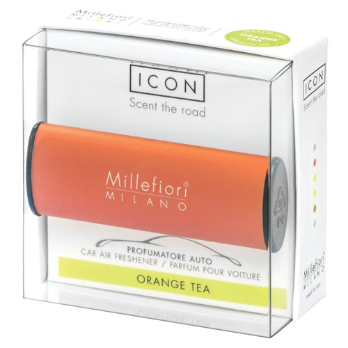 Vůně do auta Millefiori Milano, Icon, Classic/Pomerančový čaj, oranžová