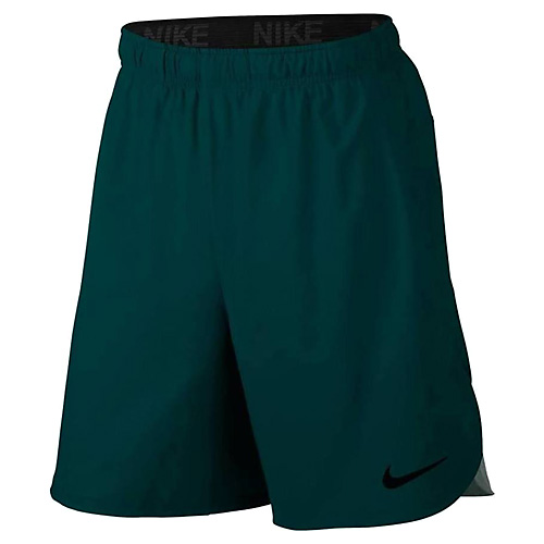 M NK FLX SHORT VENT, 10 | MEN TRAINING | MENS | SHORT | OUTDOOR GREEN/VINTAGE GREEN/BL | M