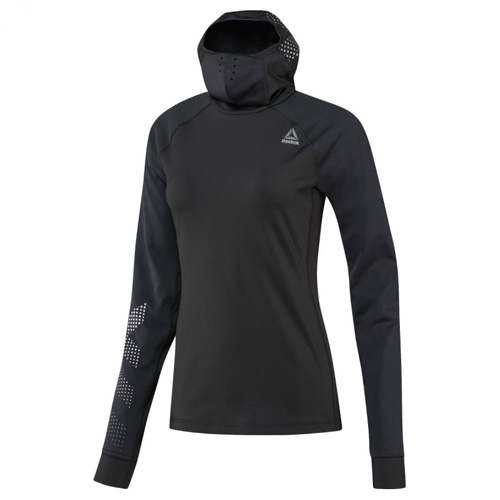 Dámská mikina Reebok, | BR2650 | Hexawarm Scuba| černá | S