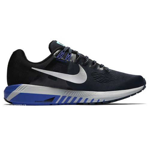 W NIKE AIR ZOOM STRUCTURE 21, 20 | RUNNING | WOMENS | LOW TOP | THUNDER BLUE/METALLIC SILVER-B | 5.5