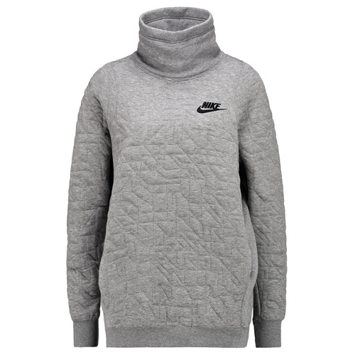 W NSW FNL QUILT, 10 | NSW OTHER SPORTS | WOMENS | HOODED LONG SLEEVE TOP | CARBON HEATHER/BLACK | XS