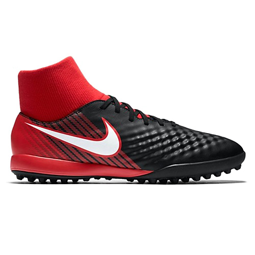 MAGISTAX ONDA II DF TF, 20 | FOOTBALL/SOCCER | MENS | HIGH TOP | BLACK/WHITE-UNIVERSITY RED | 12