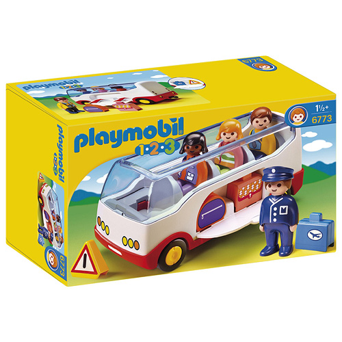 Autobus Playmobil, 1.2.3, 6773