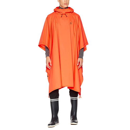 Poncho, Safety Orange | 210 | One size