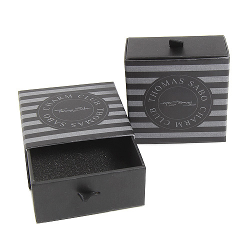 POS | Packing | BOX151, Charm Gift Box REBEL, LARGE, Square, Black-Grey