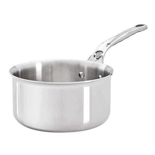 Hrnec de Buyer, 3706.16 AFFINITY, rendlík, nerez, průměr 16 cm, objem 1,8 L, nedeformovatelné, rukojeť z nerezové oceli, rozměry 33,5 x 17,5 x 8 cm