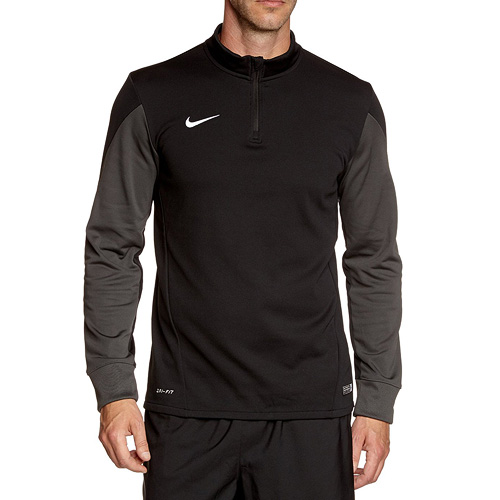 LS YTH SQUAD14 MIDLAYER, 10 | FOOTBALL/SOCCER | BOYS | LONG SLEEVE TOP | BLACK/ANTHRACITE/ANTHRACITE/WH | L