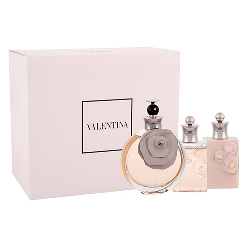 Dárková sada Valentino, Valentina, EDP 80 ml, sprchový gel 50 ml, tělové mléko 50 ml