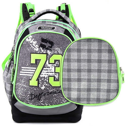 Školní batoh Target 73, zeleno-šedý