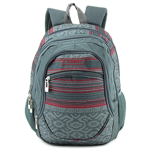 Školní batoh Target Červeno-šedý se vzorem
