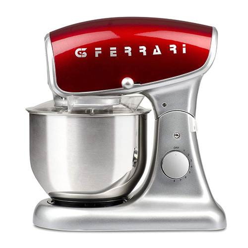 Kuchyňský robot G3Ferrari, G2007506 Pastaio deluxe, retro styl, Direct Force, 8 rychlostí, 5,2 L nerezová nádoba s víkem, nožičky s přísavkou, bezpečnostní zařízení, příslušenství, 1000 - 1200 W