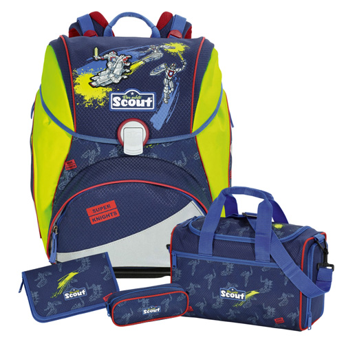 Školní set Scout 4-dílný - Alpha, super rytíři