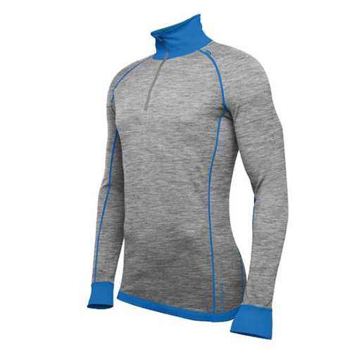 Rolák Tufte, Bambull Grey Melange/Methyl Blue | Šedá | M