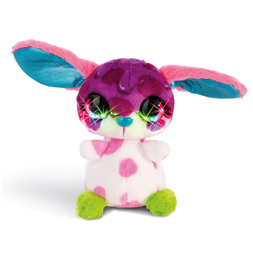 Plyšový pejsek Nici, Bluffy, s LED diodami, 12 cm