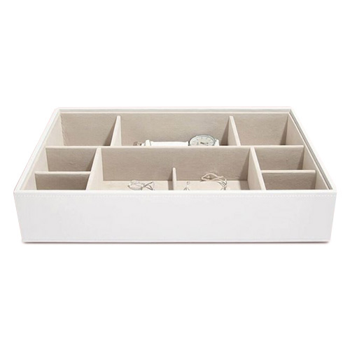 Patro šperkovnice Stacker, Bílá/béžová | Jewellery Box Layers Supersize