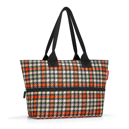 Nákupní taška Reisenthel, Černo-červená s motivem padesátek | shopper e1