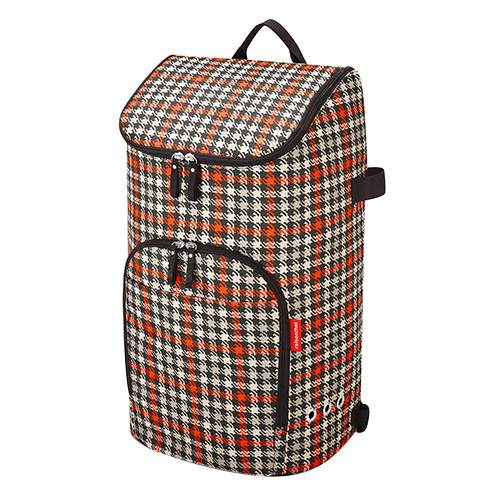 Nákupní batoh Reisenthel, Černo-červený s motivem padesátek | citycruiser bag