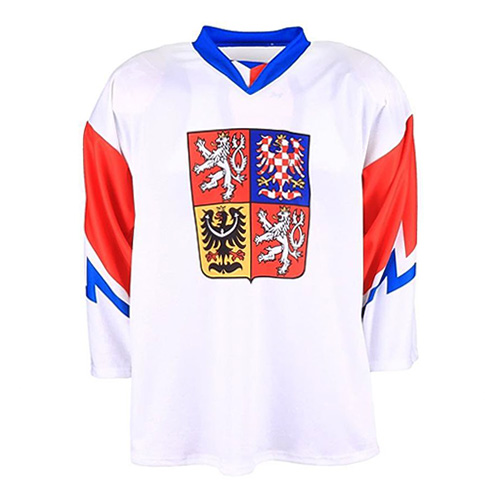 Hokejový dres Jersey53, Česko | Bílá | L