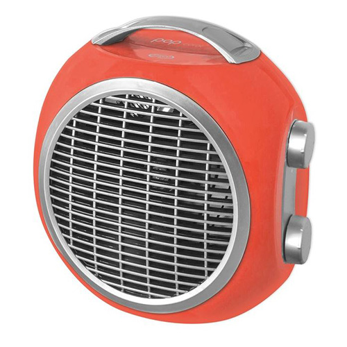 Horkovzdušný ventilátor ARGO, 191070191, POP CORAL, 2 režimy topení, nastavitelný termostat, automatická regulace teploty, ochrana proti přehřátí a pádu, 1000/2000 W