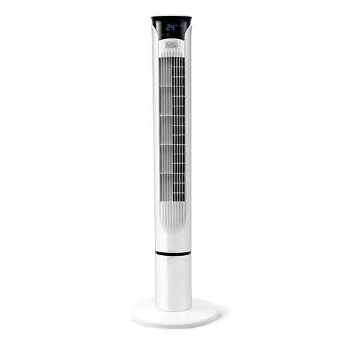 Sloupový ventilátor Black+Decker, BXEFT49E, sloupový ventilátor, LED displej, 45 W