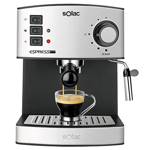 Kávovar Solac, CE4480, espresso, 19 barů, objem nádrže 1,2 L