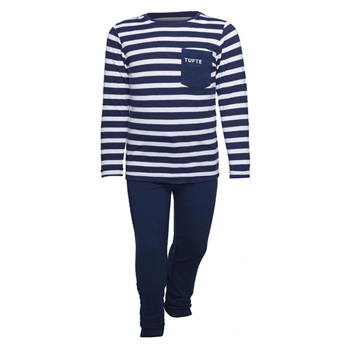 Dětské pyžamo Tufte Maritime Blue Stripes, DĚTI | PYZAMOK | TMAVĚ MODRÁ | 98-104