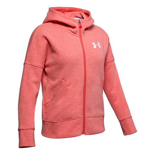 Dětská mikina Under Armour, Rival Full Zip | Růžová | XL