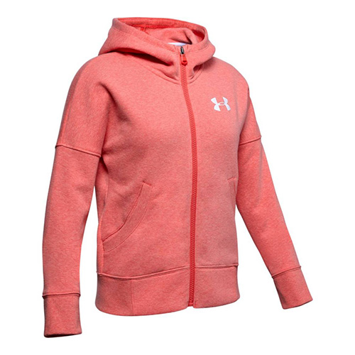 Dětská mikina Under Armour, Rival Full Zip | Růžová | L