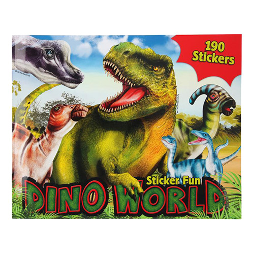 Kreativní sešit Dino World, Dinosauři, 190 samolepek