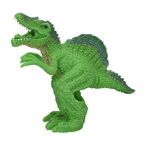 Prstová loutka Dino World ASST, Spinosaurus - světle zelený