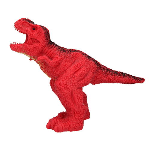 Prstová loutka Dino World ASST, T-Rex - červený