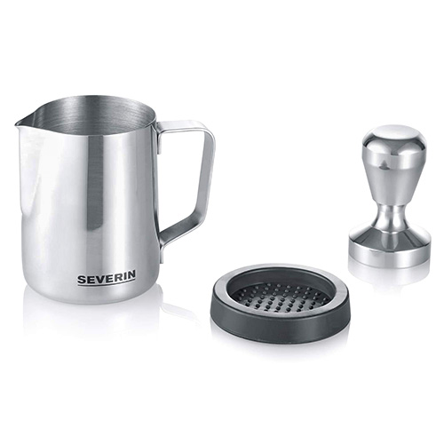 Barista set Severin, ZB 5996, set pro baristy, džbán s tamperem