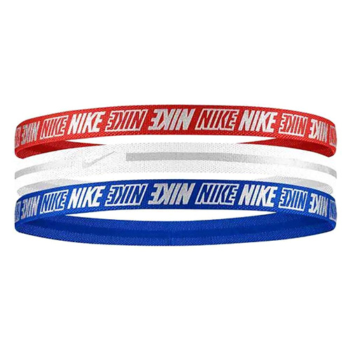 METALLIC HEADBANDS 3PK 2.0, METALLIC HEADBANDS 3PK 2.0 | 62171000 | UNIVERSITY RED/WHITE/GAME ROYAL | MISC