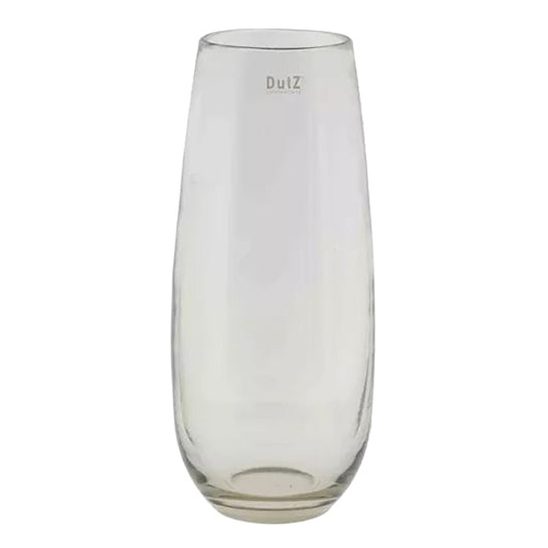 Skleněná váza DutZ, Vase Robert, výška 37 cm, průměr 11 cm, barva čirá