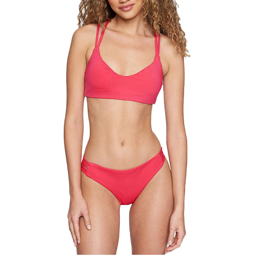 Dámské plavky Hurley, Max Solid Moderate | HB1152D | CANDY POP | L