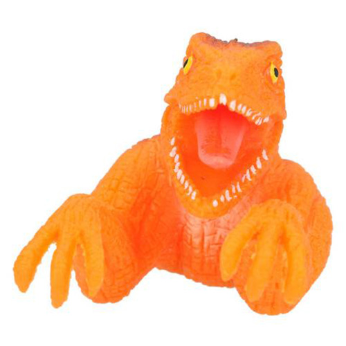 Prstová loutka Dino World ASST, Oranžový, T-Rex