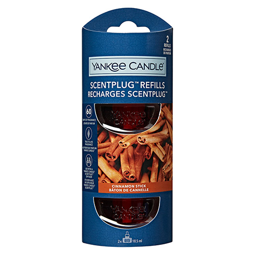 Náplně do osvěžovače Yankee Candle, Skořicová tyčinka, 2 x 18.5 ml