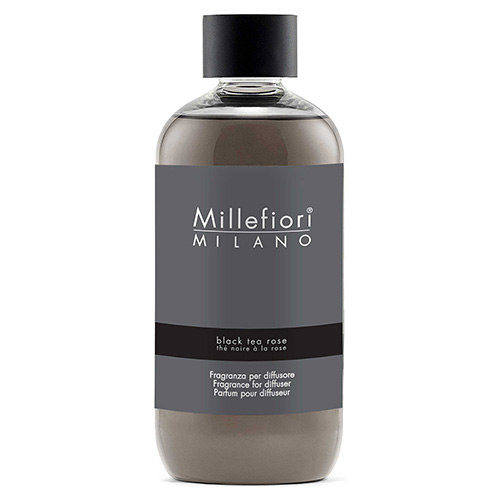 Náplň do difuzéru Millefiori Milano, NATURAL | Černý čaj a růže, 250 ml