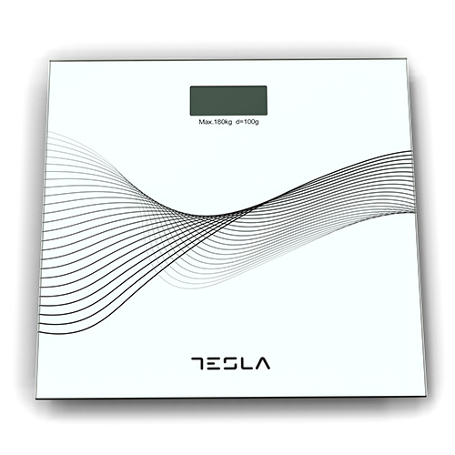 Váha Tesla, BS103W, osobní, až 180 kg, kg/lb, 2xAAA baterie