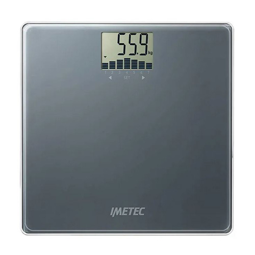 Váha Imetec, 5818, ES9 300, osobní, elektronická, 4G senzor, LCD displej, dotykové ovládání, provoz na baterie